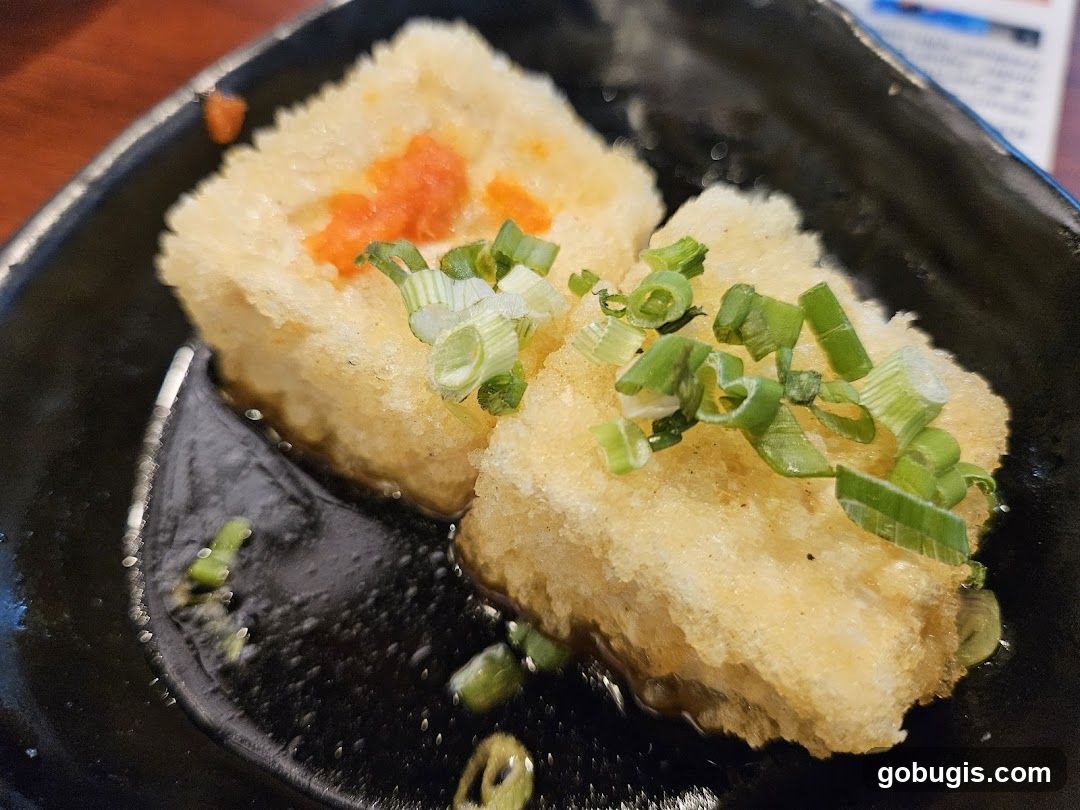 Fried Tofu with Scallions