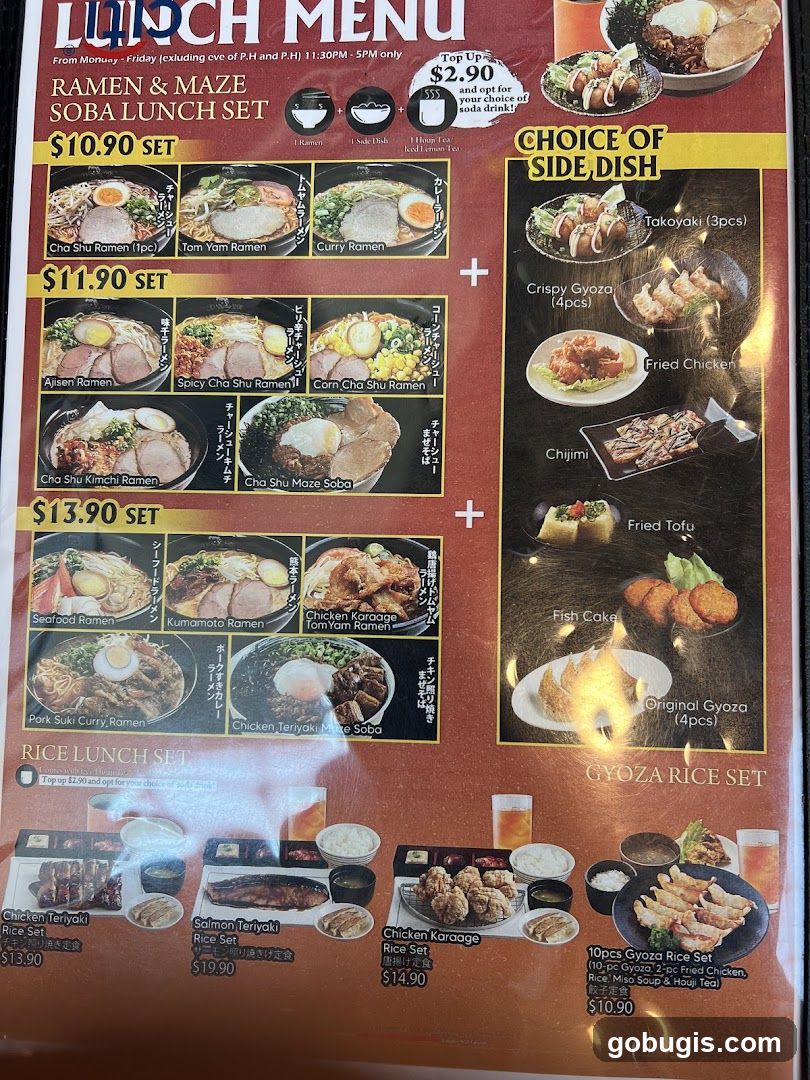 LUNCH MENU