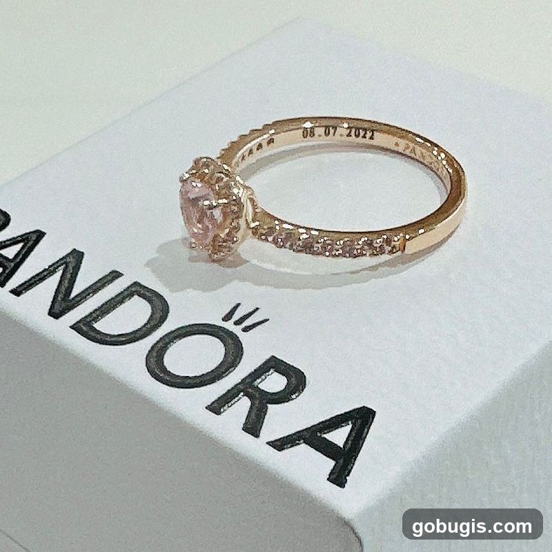 Pandora Ring on Box