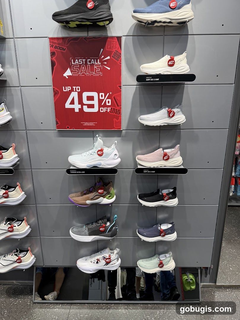 Shoe Sale Display
