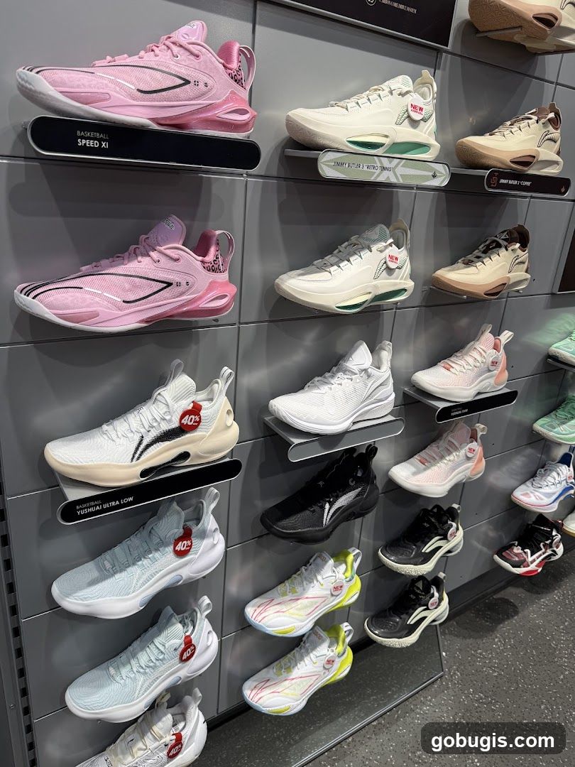 Assortment of Basketball Shoes