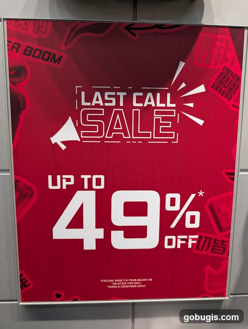Last Call Sale Poster