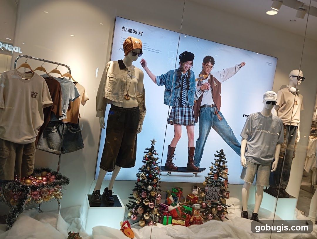 Fashion Store Window Display