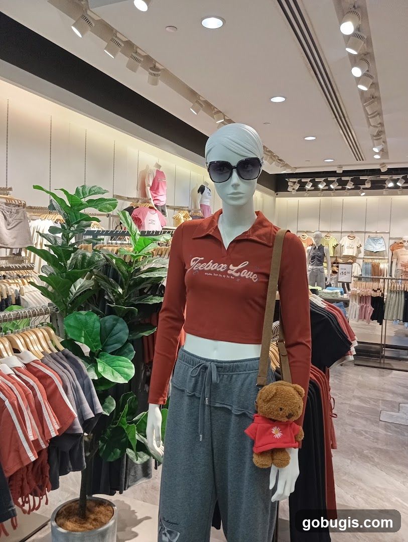Mannequin in a Clothing Store