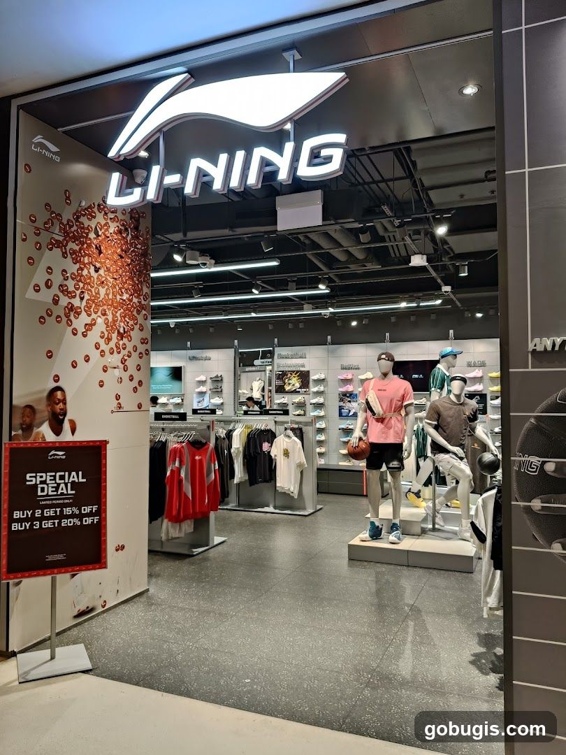 Li-Ning Store Entrance