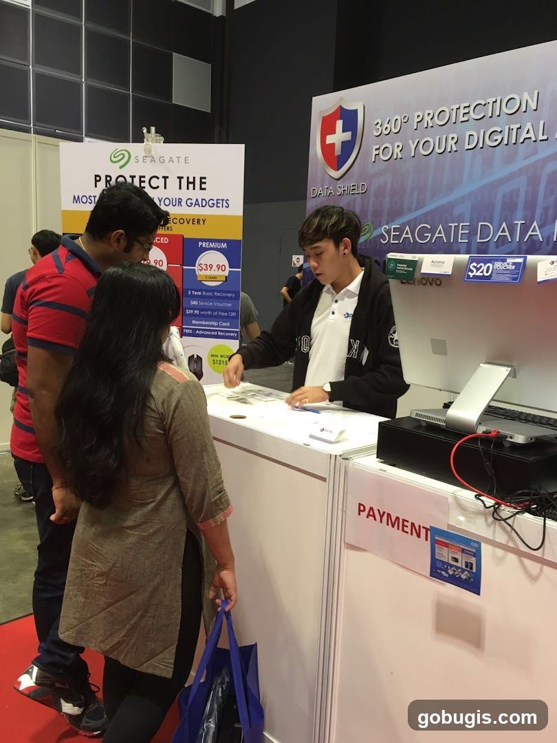 Seagate Data Recovery Booth