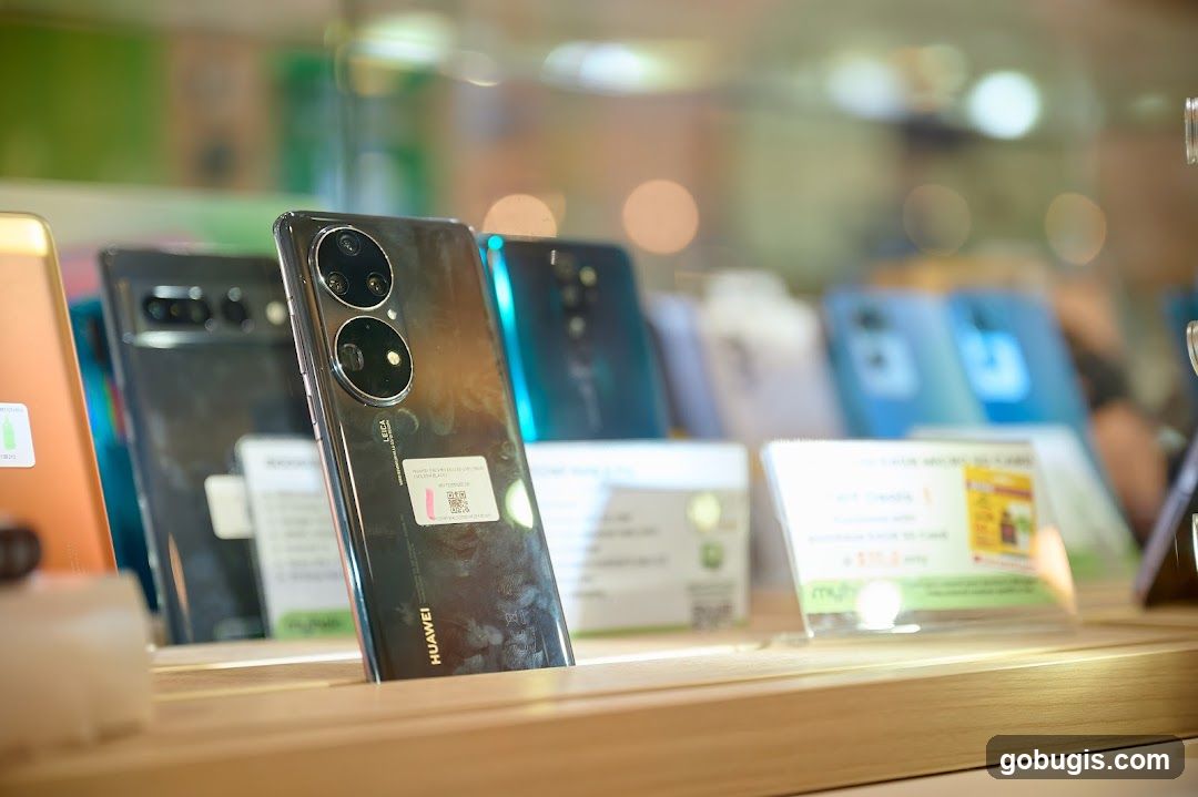 Smartphones on Display