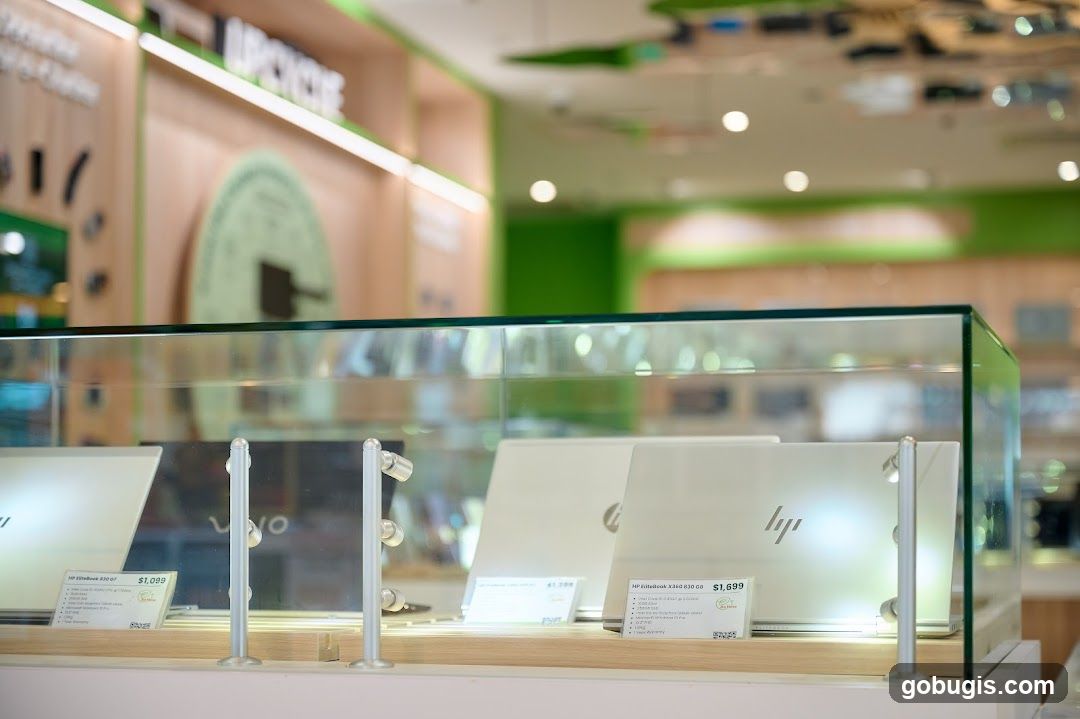 Laptops on Display