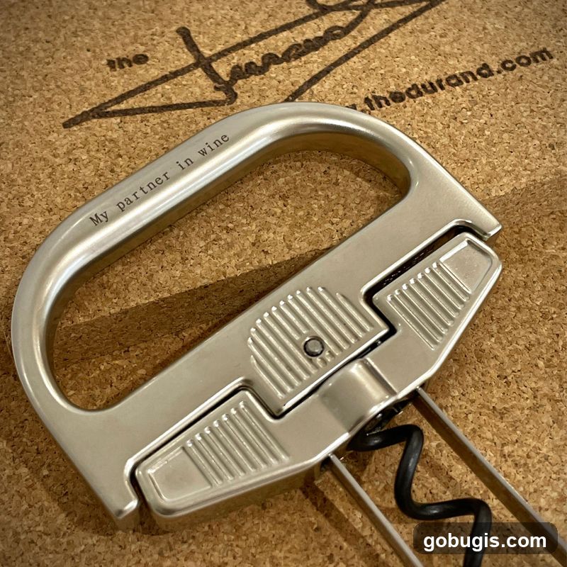 Corkscrew with inscription