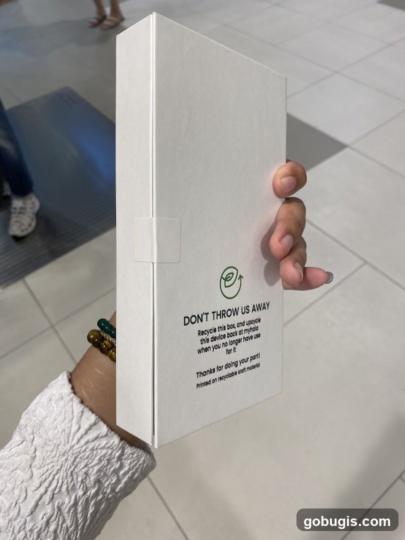 Recycling Instructions Box