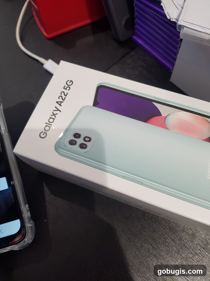 Samsung Galaxy A22 5G Box