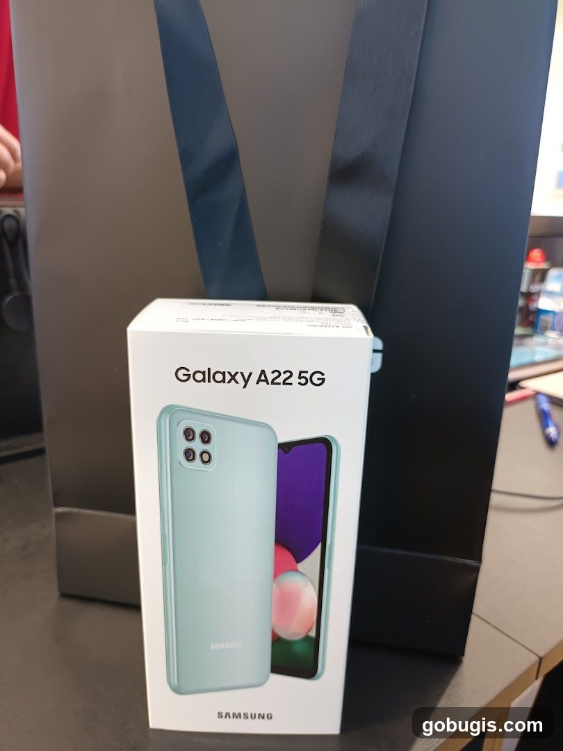 Samsung Galaxy A22 5G Box