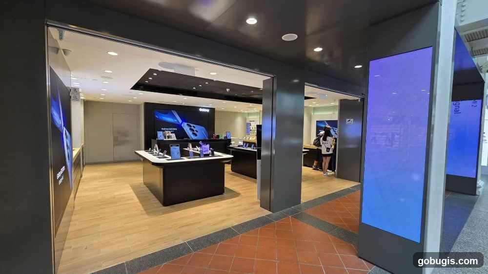 Electronics Store Interior