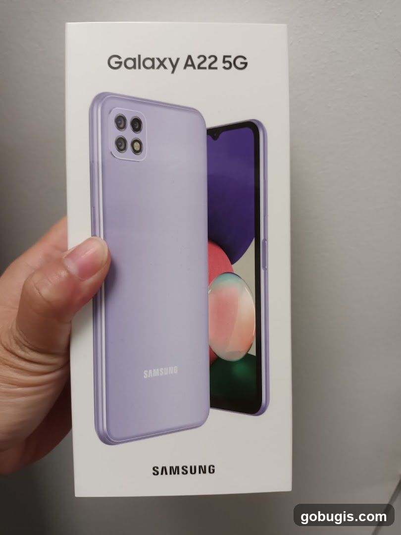Samsung Galaxy A22 5G Box