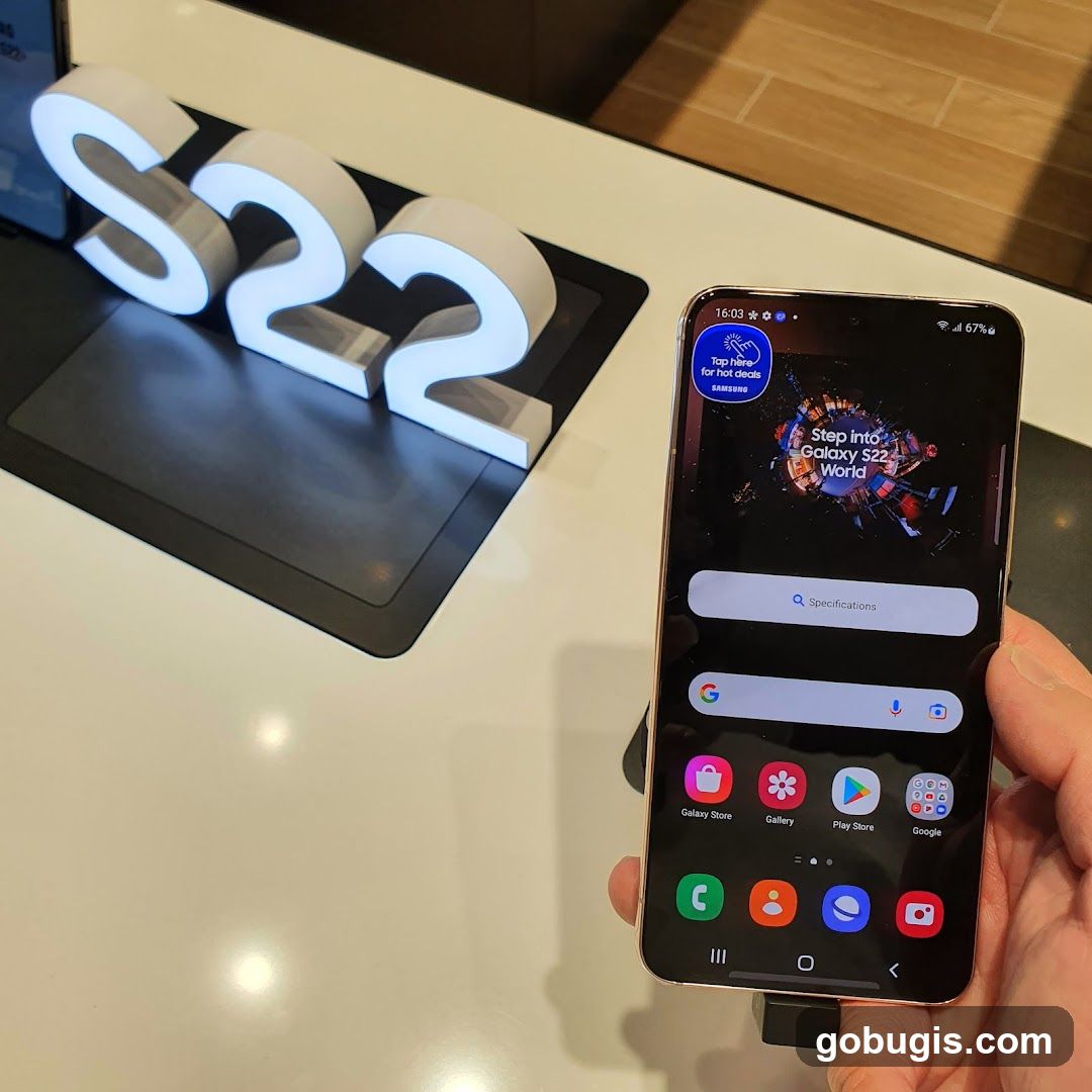Samsung Galaxy S22 Display