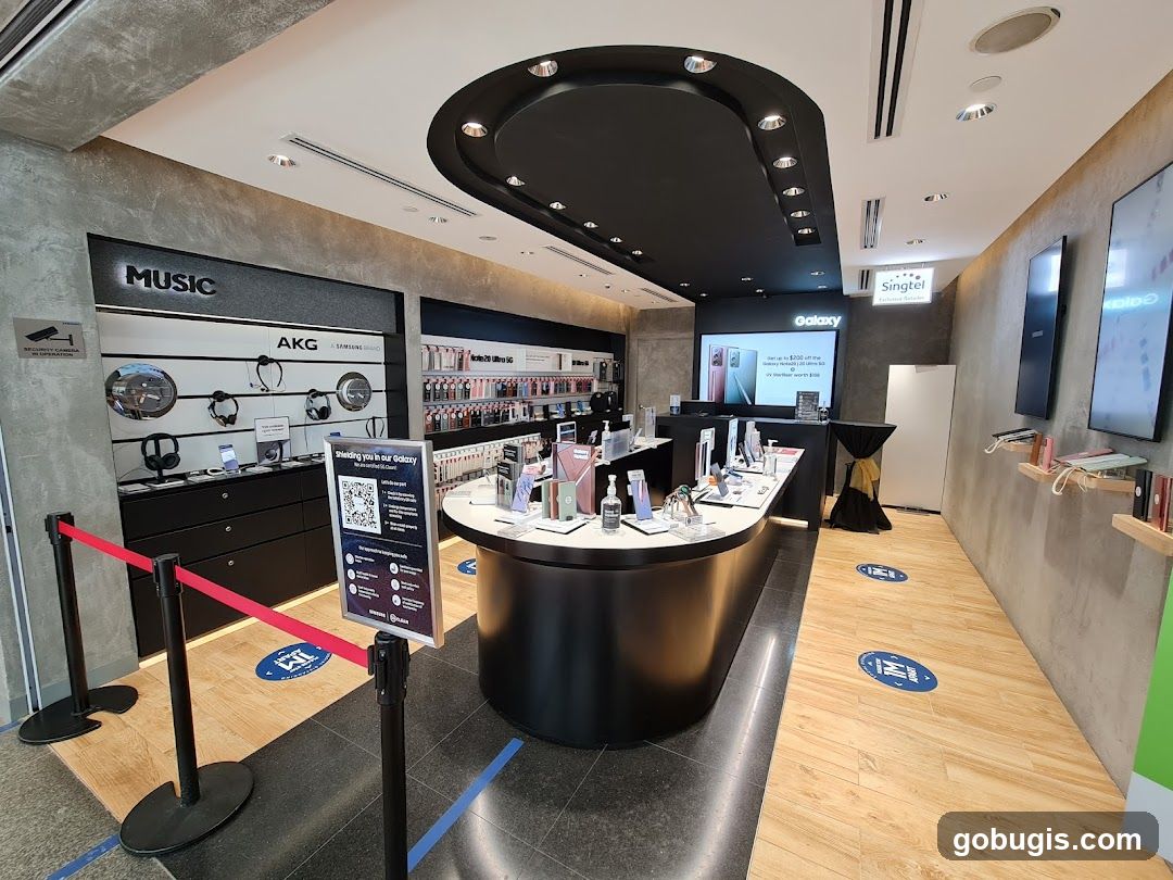 Electronics Store Interior