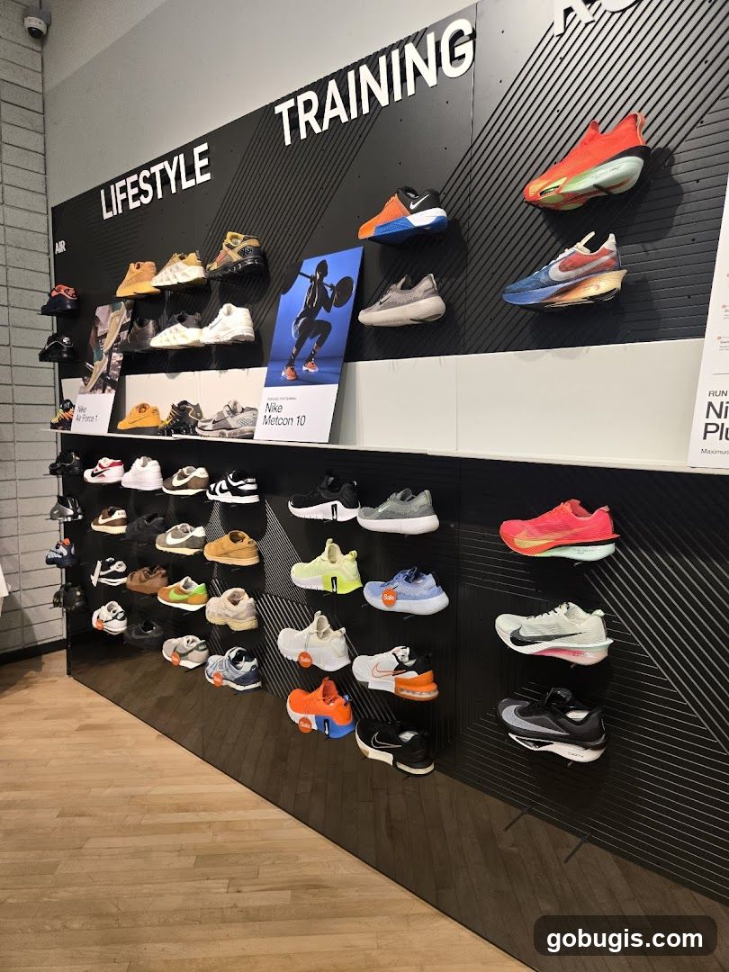 Nike Shoes Display