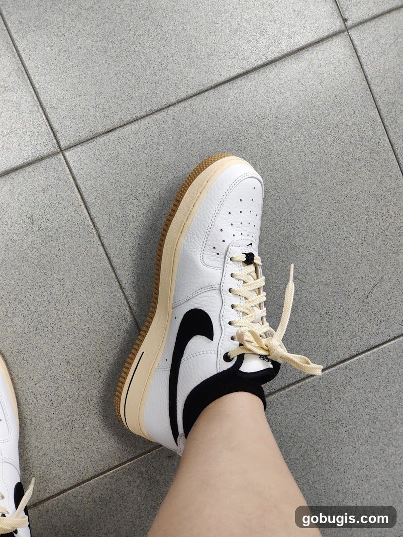 White Nike Air Force 1 Sneakers