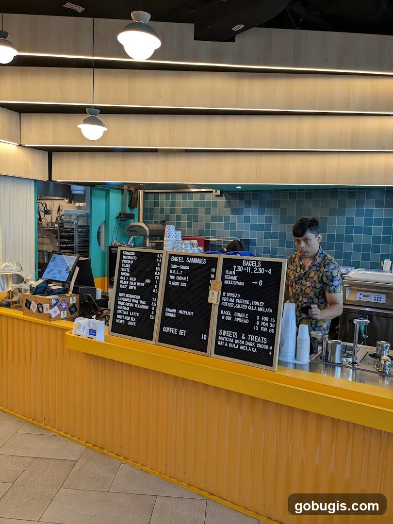 Cafe Counter with Menu