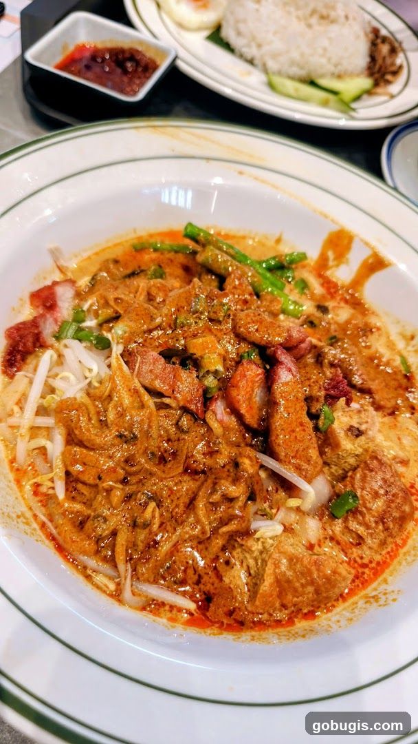Curry Laksa with Char Siu