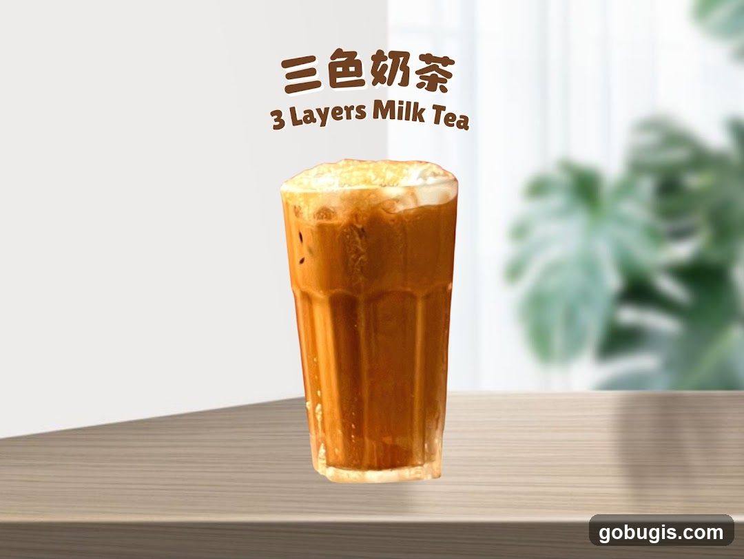 3 Layers Milk Tea