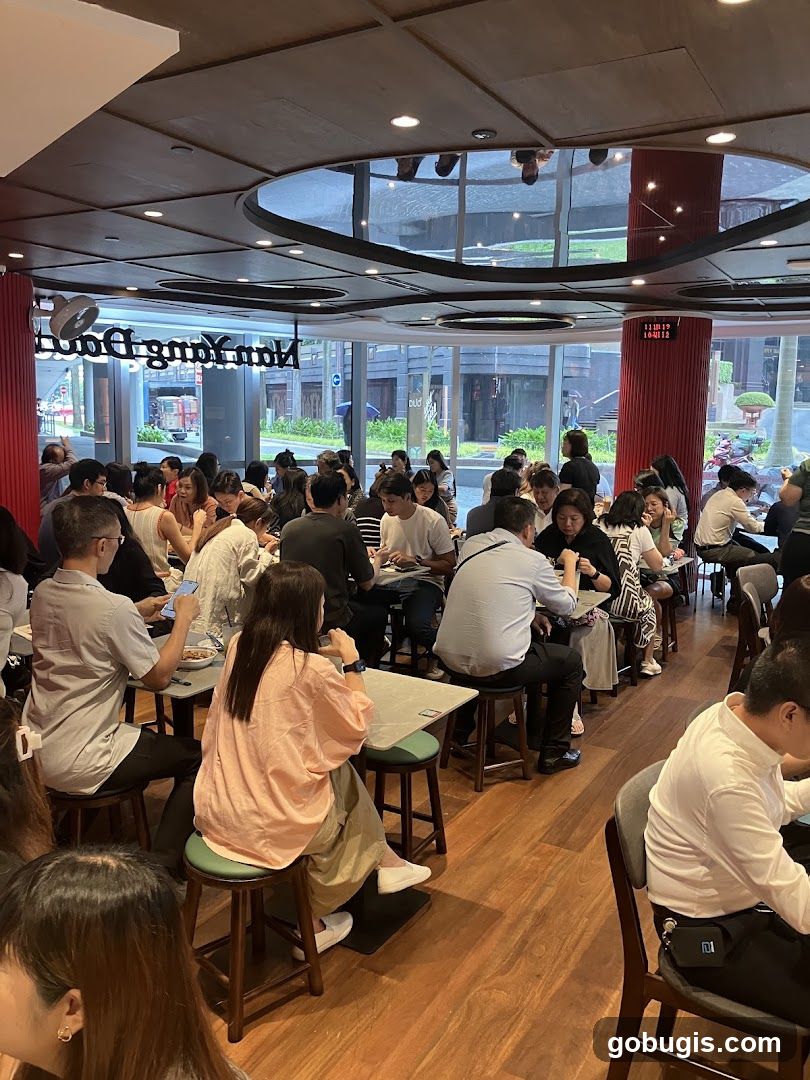Busy Restaurant Interior