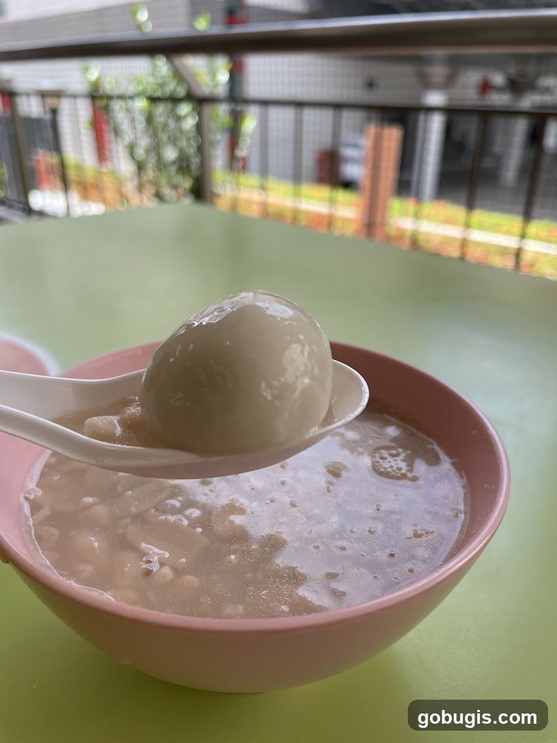 Sweet Soup with Glutinous Rice Ball