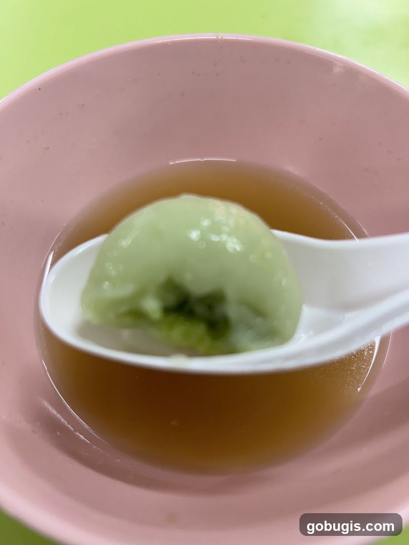Dessert Ball in Broth
