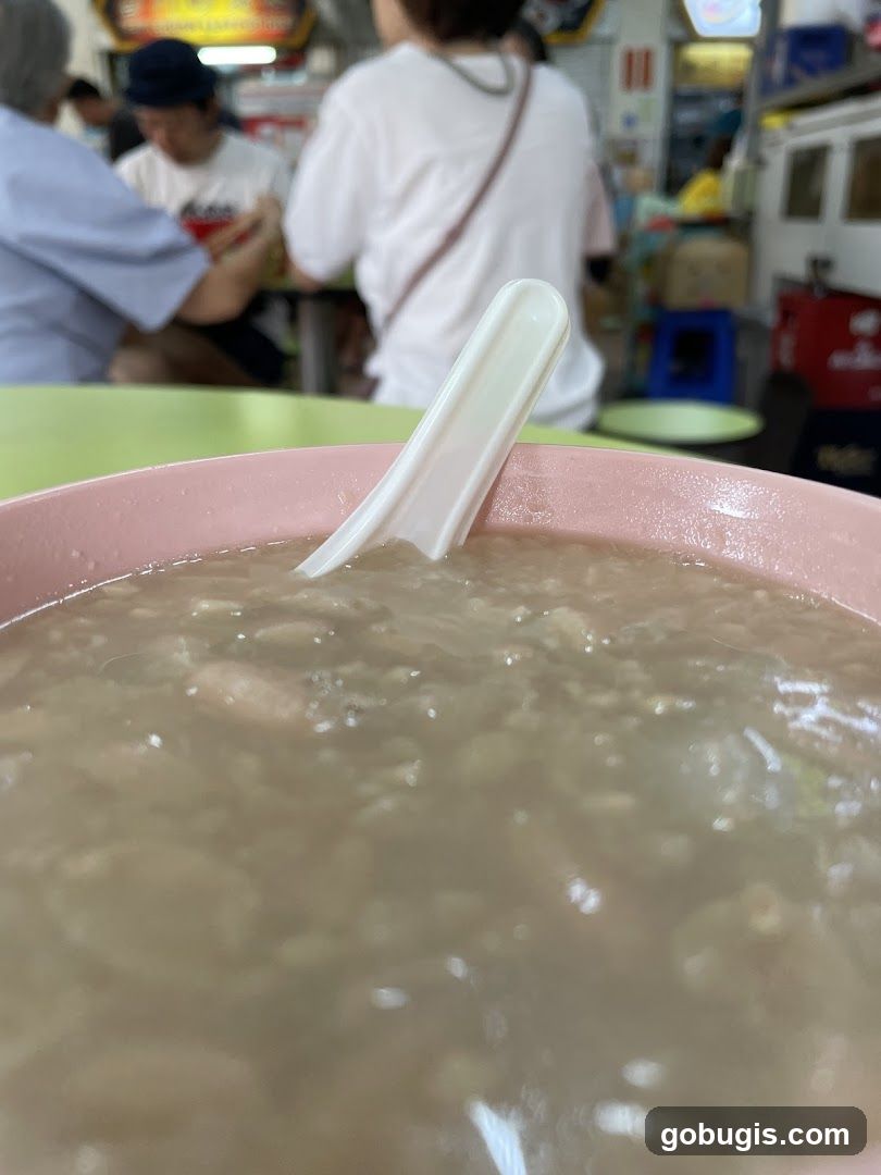 Bowl of Porridge with Spoon