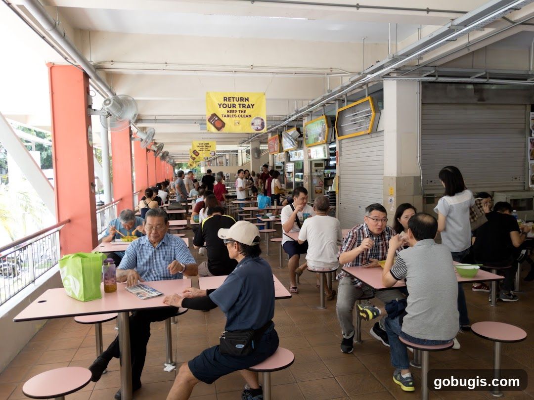 Hawker Centre Dining Area
