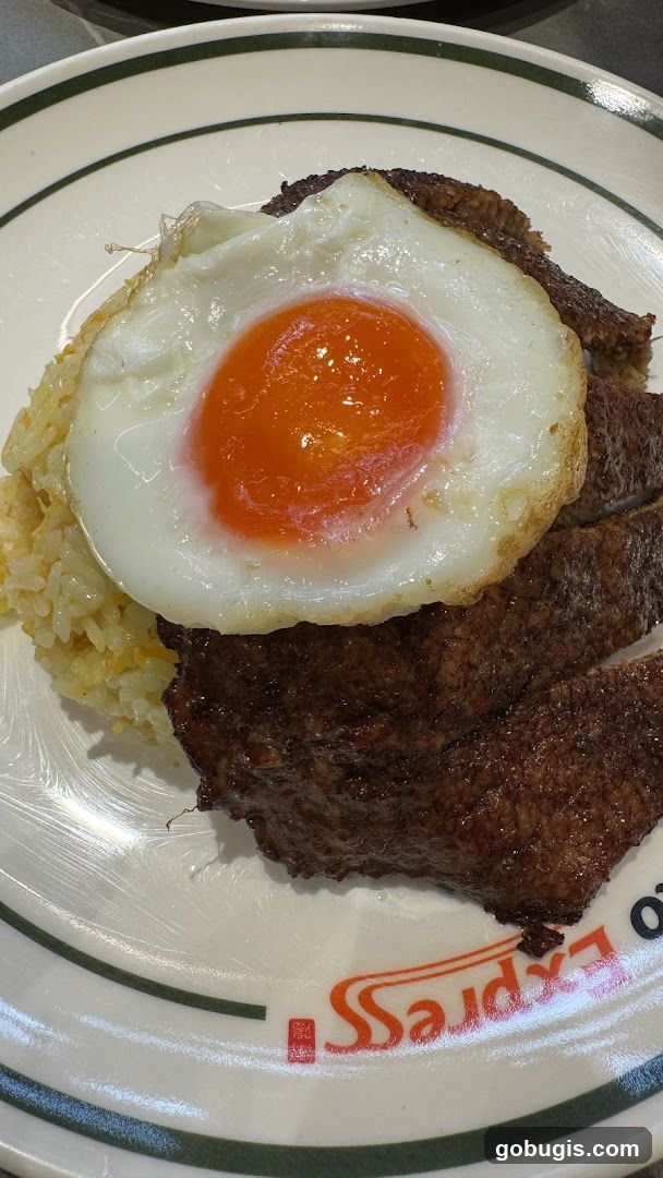 Steak and Egg with Fried Rice
