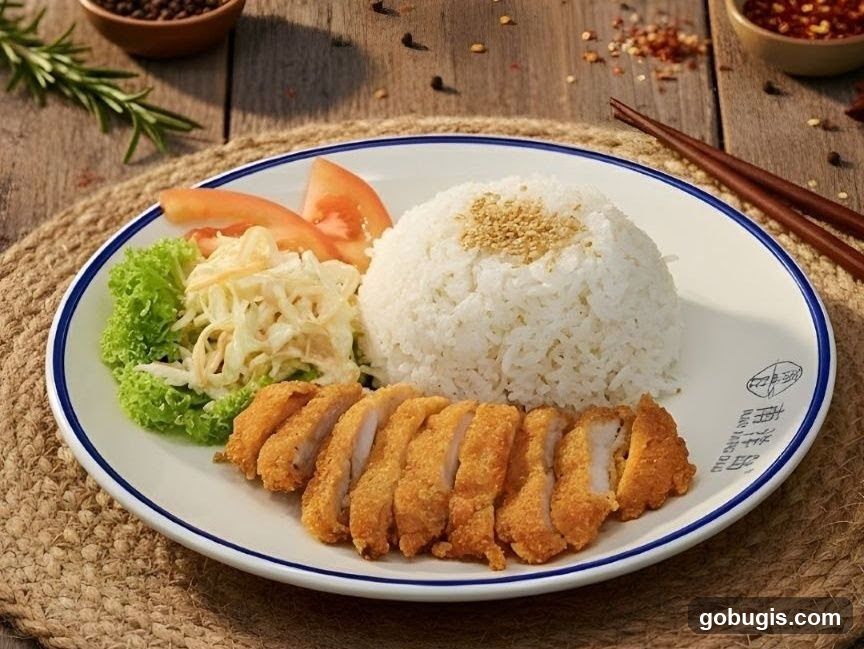 Fried Chicken with Rice