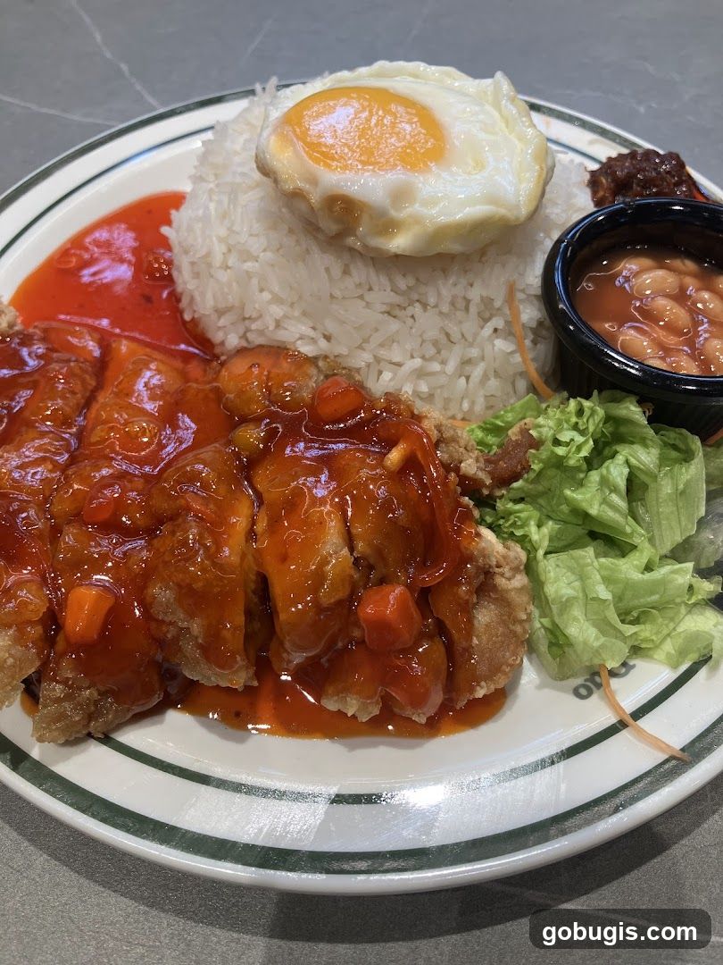 Sweet and Sour Chicken Rice