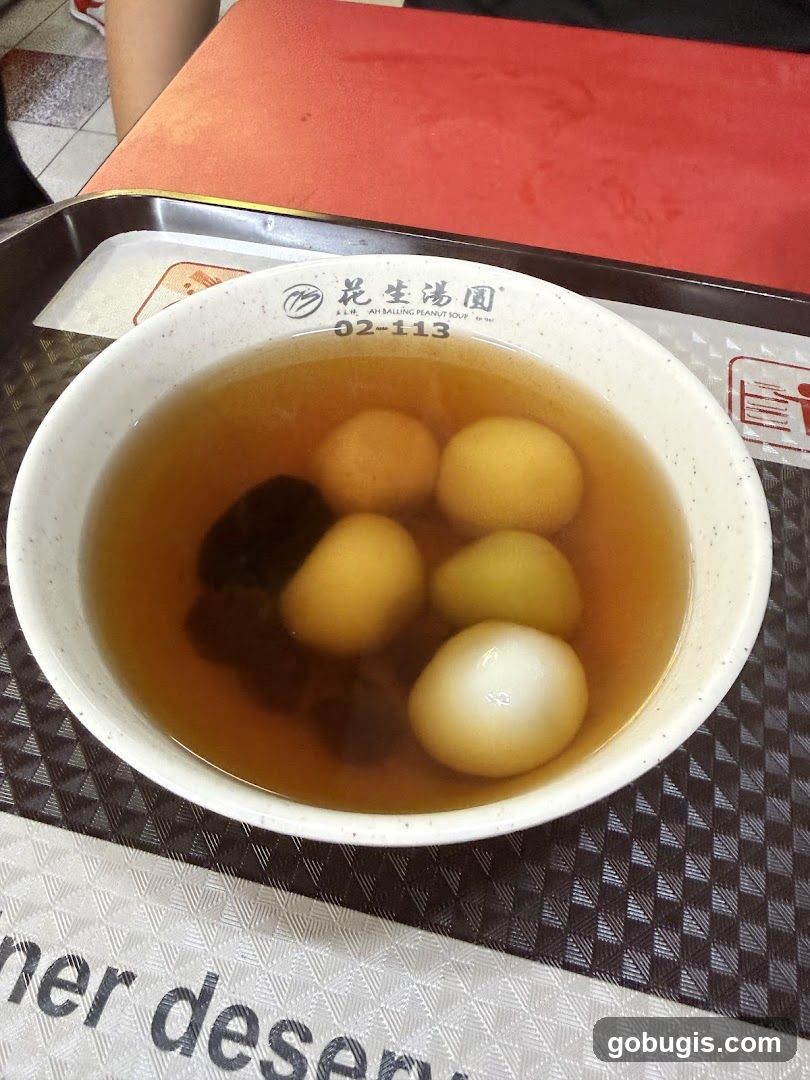 Peanut Soup with Tangyuan