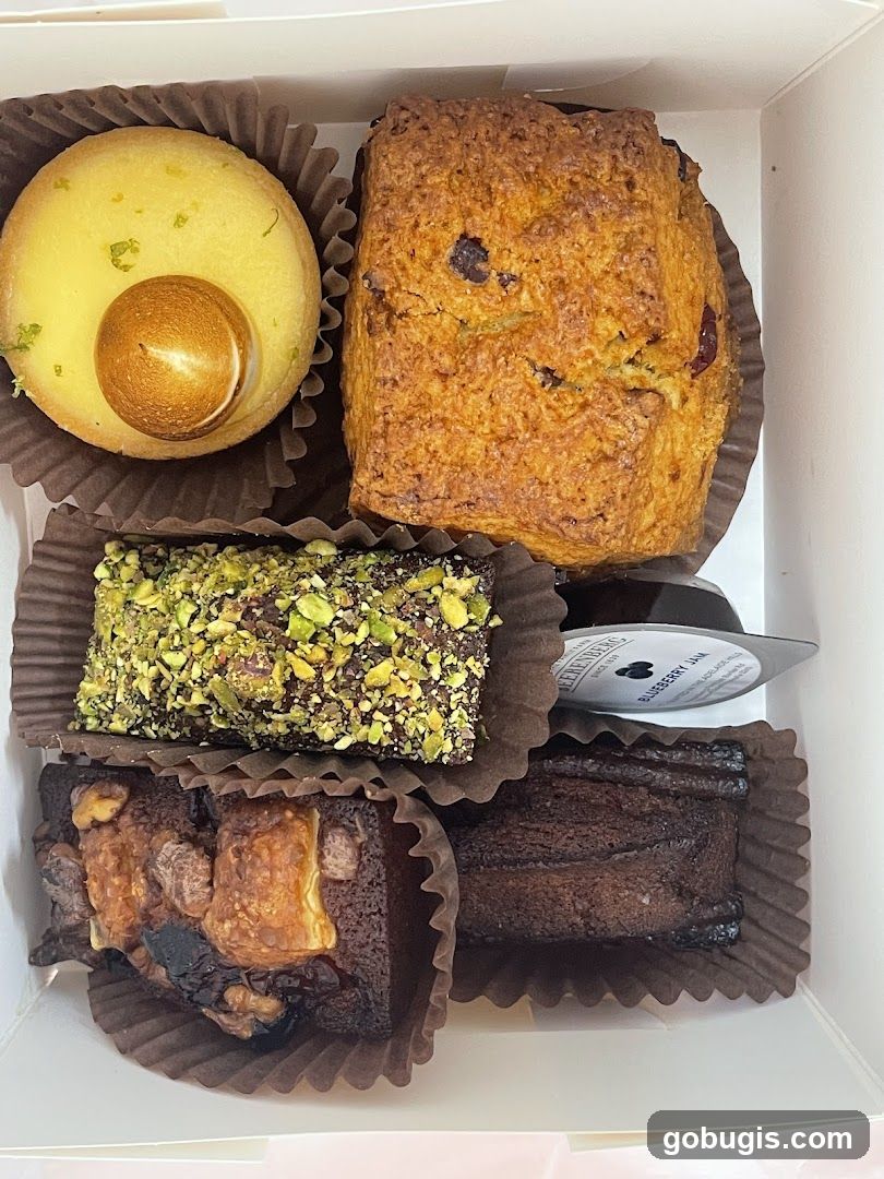 Assorted Pastries in a Box