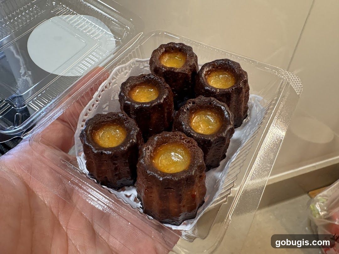 Canelés in a Container