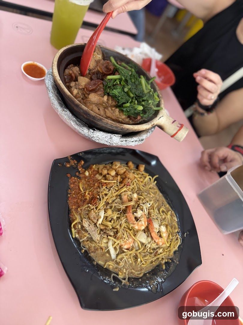 Claypot Dish and Noodles