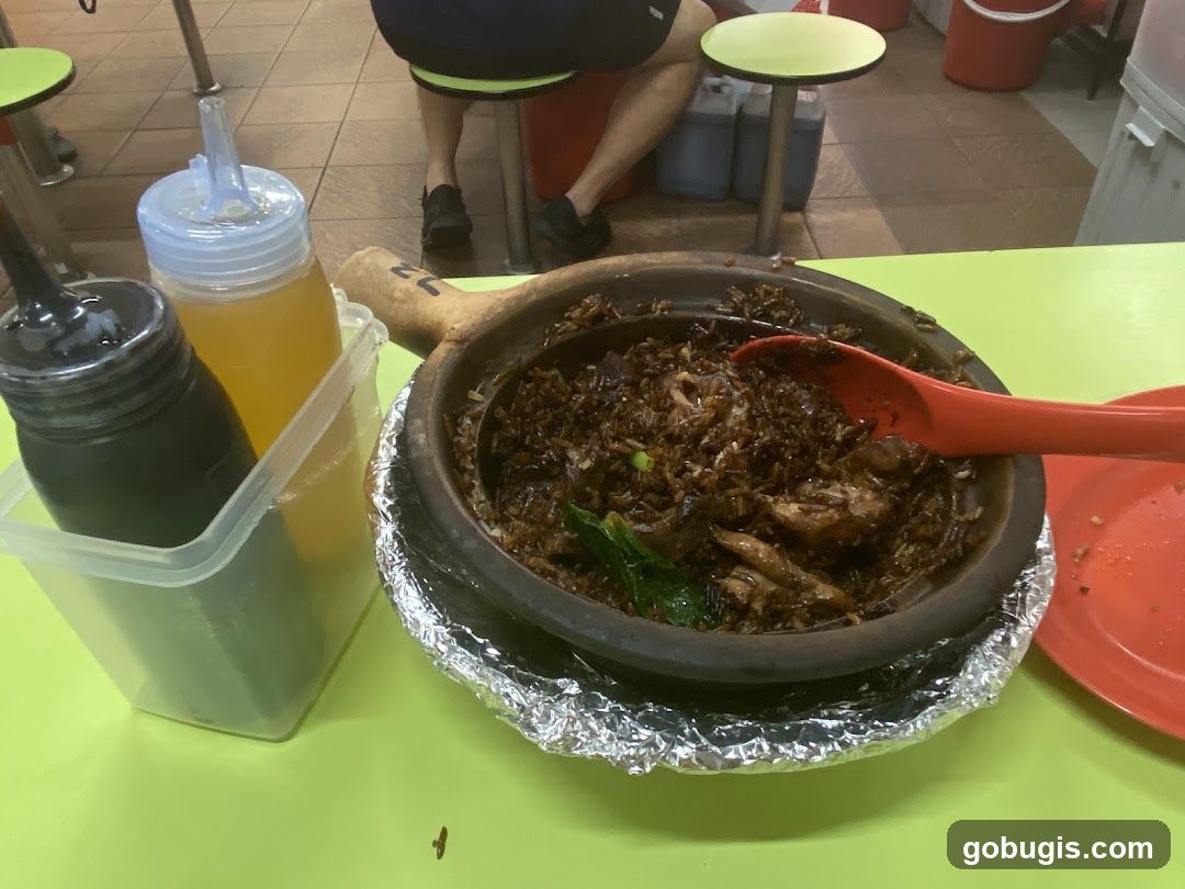 Claypot Rice with Condiments