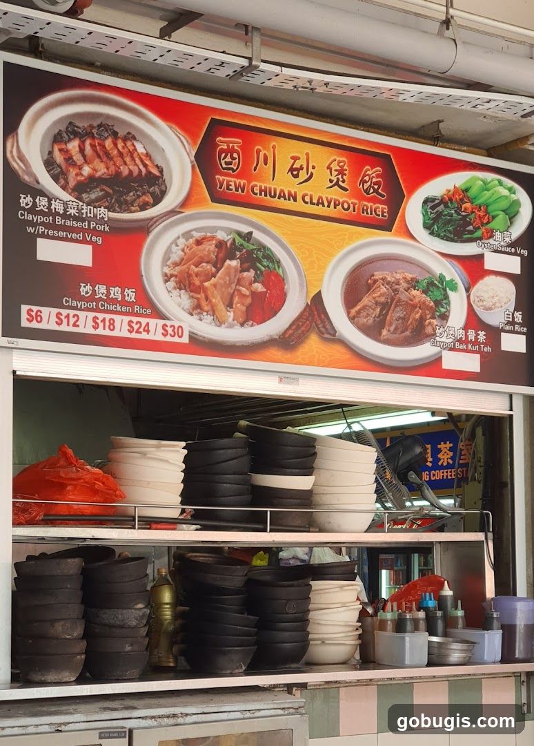 Yew Chuan Claypot Rice Menu