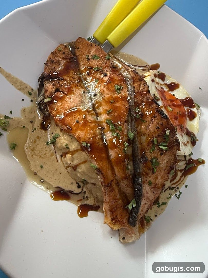 Salmon dish