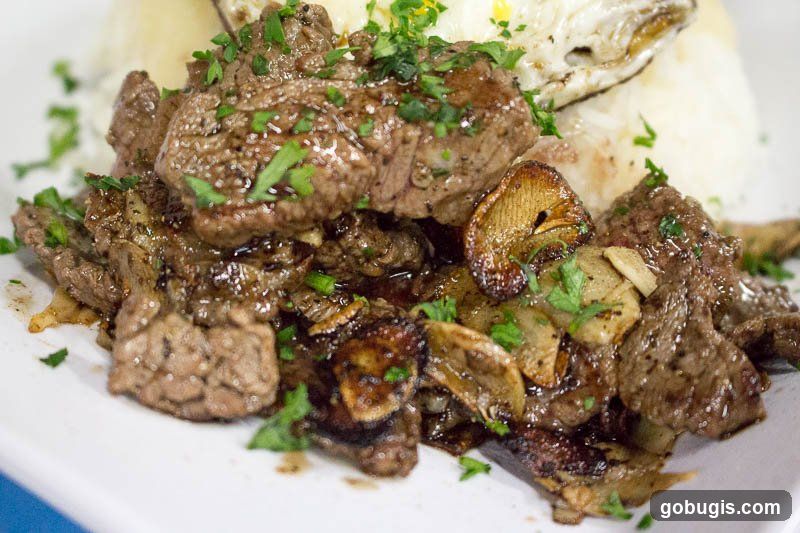 Beef and Mushroom Dish