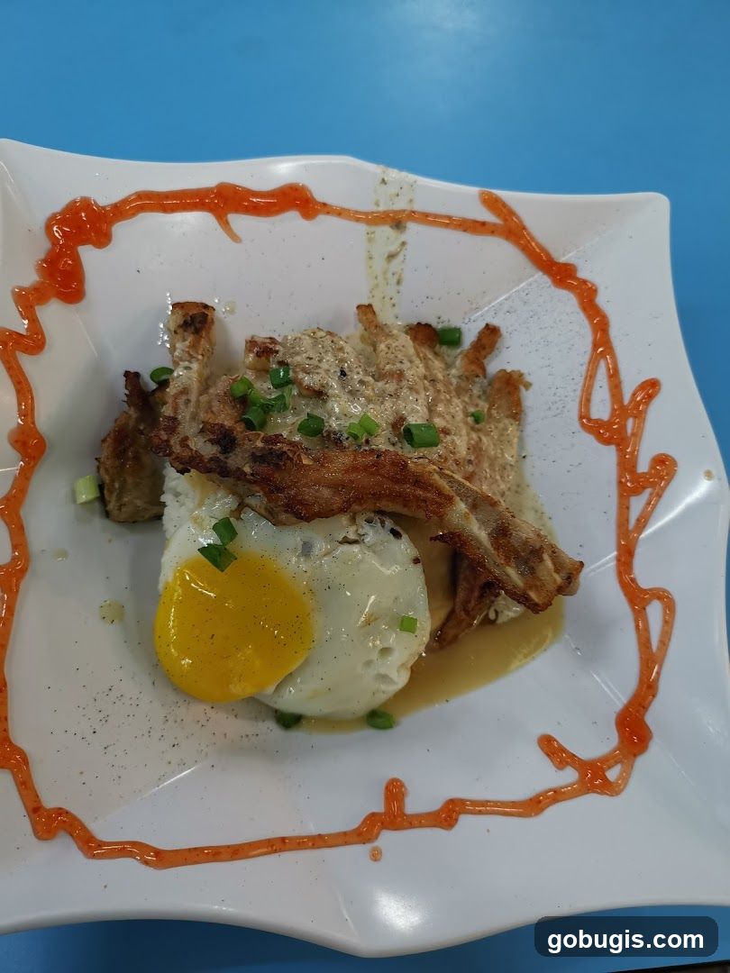 Pork Chop Rice with Fried Egg