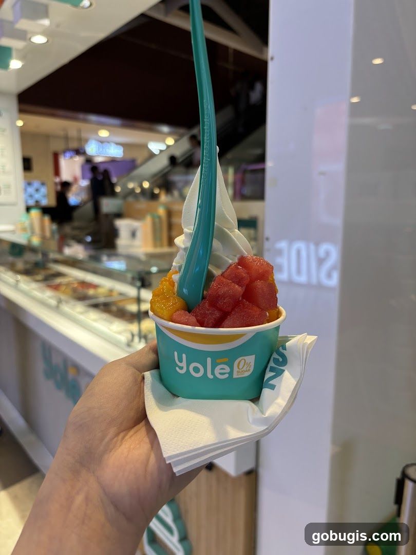 Yole Frozen Yogurt with Fruit
