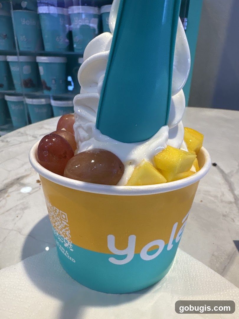 Yolé Frozen Yogurt with Fruit