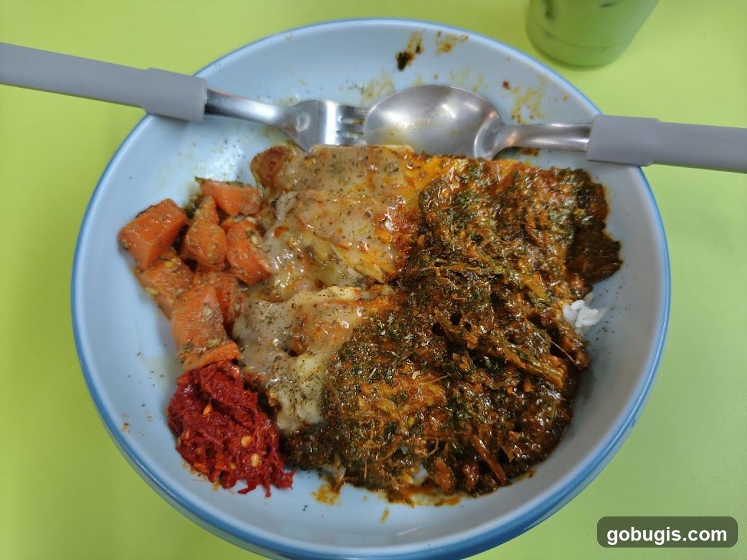 Rice dish with meat and vegetables