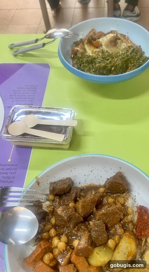 Two Bowls of Food