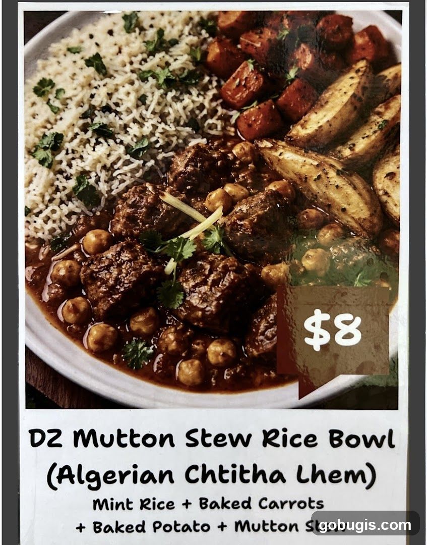 DZ Mutton Stew Rice Bowl
