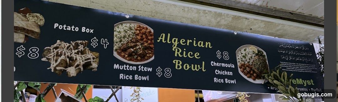 Algerian Rice Bowl Menu