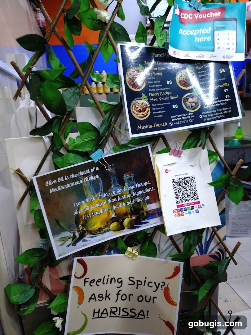 Food Menu and Promotions