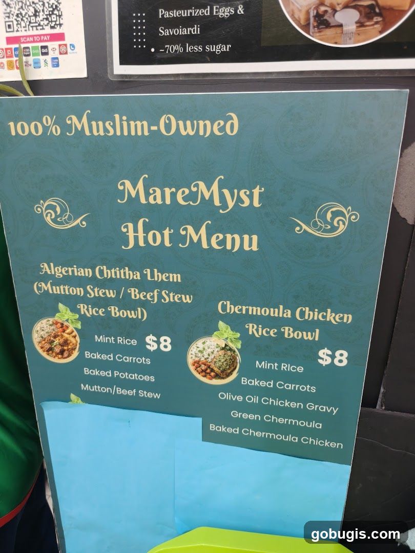 MareMyst Hot Menu